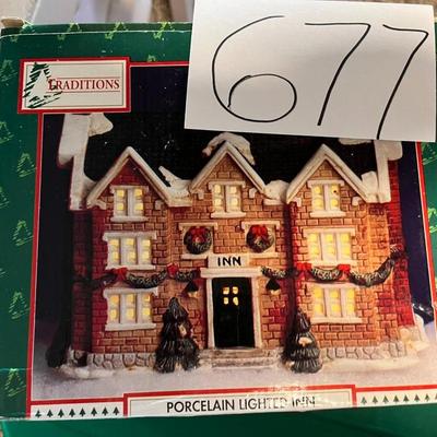 Traditions Porcelain Lighted Inn