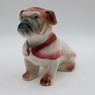 Vintage Bulldog Figurine, Japan