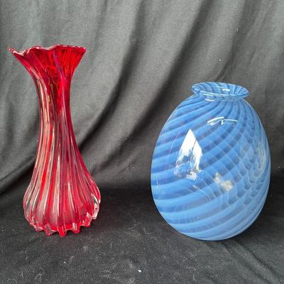 Lot 54 Art Glass Vases