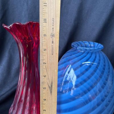 Lot 54 Art Glass Vases