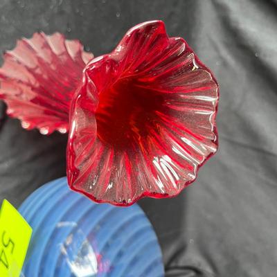 Lot 54 Art Glass Vases