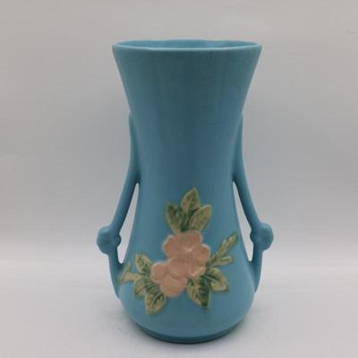 Vintage WELLER Art Pottery Double Handled Vase