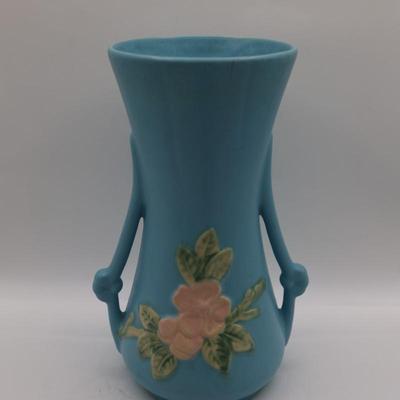 Vintage WELLER Art Pottery Double Handled Vase