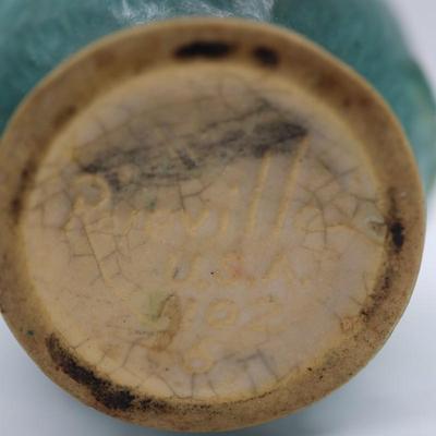 ROSEVILLE Pottery Clematis Double Handled Vase, Marked