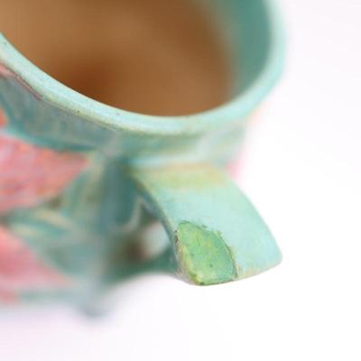ROSEVILLE Pottery Clematis Double Handled Vase, Marked