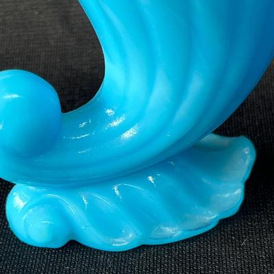 Lot 61 Akro Agate Blue Vases