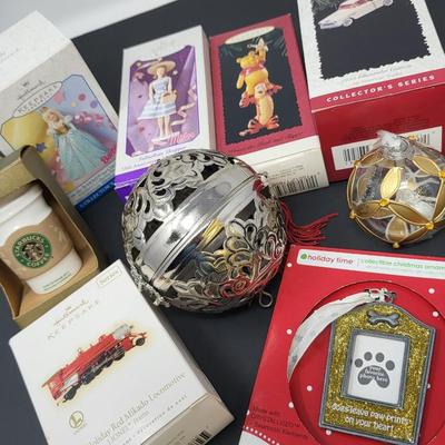 Holiday Ornaments Hallmark, Barbie, Starbuck's & More