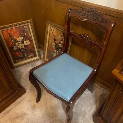 Chair and art x 2