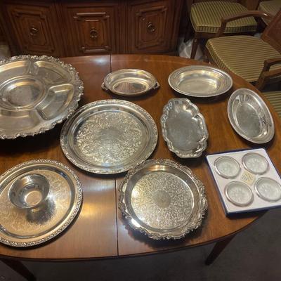 Silver plate lot