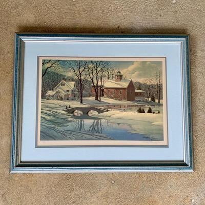 LOT 10: Framed Signed & Numbered Print by Paul Mac Williams