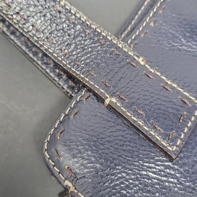 Two Fossil Brand Satchel Handbags Navy & Black