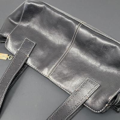 Two Fossil Brand Satchel Handbags Navy & Black