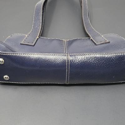 Two Fossil Brand Satchel Handbags Navy & Black