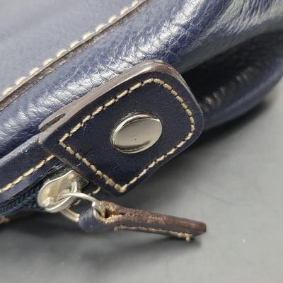 Two Fossil Brand Satchel Handbags Navy & Black
