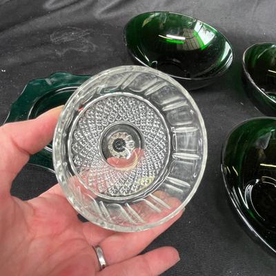 Lot 71 Green glass lot