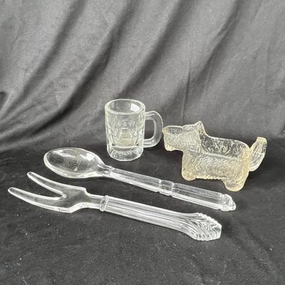 Lot 76 Antique crystal glass