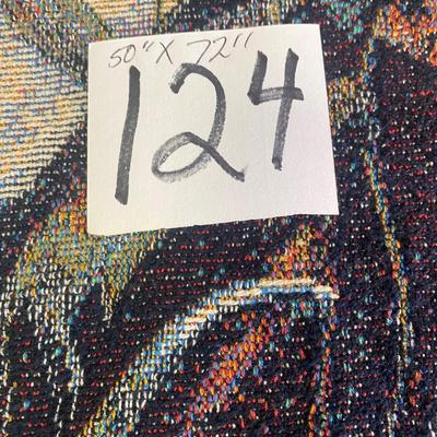 Team Roping Tapestry Throw