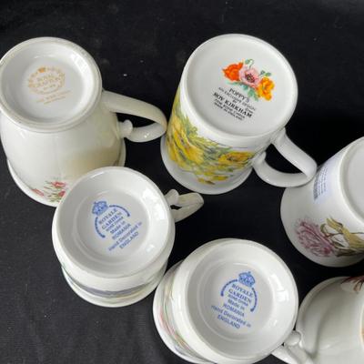 Lot 87 English bone china mugs