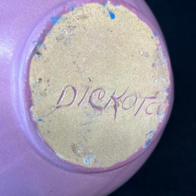 Lot 94 Dickota Pottery Ball Pitcher