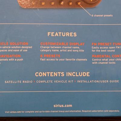 New in the Box Sirius Satellite Radio InV 2