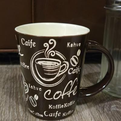 Mixed Lot of Coffee Cups and Glass Sugar Dispenser