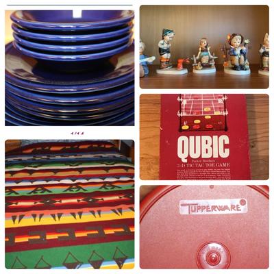 A little bit of everything for everyone from Vintage Tupperwear, Sewing, Crotchet, Knitting, Figurines and Hummels, Music, Tools,...