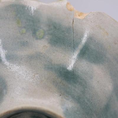 Vintage Griffin Smith & Hill Etruscan MAJOLICA Begonia Leaf Dish