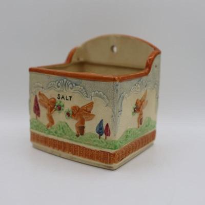 Vintage Ceramic Salt Box, Japan