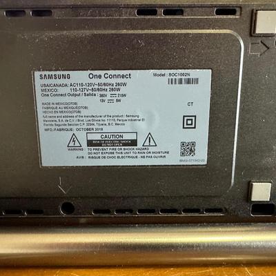 SAMSUNG 65" TV/MONITOR AND SAMSUNG ONE CONNECT