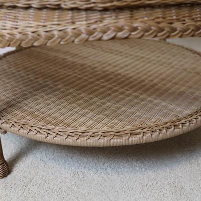 Wicker Coffee Table - Kept Indoors