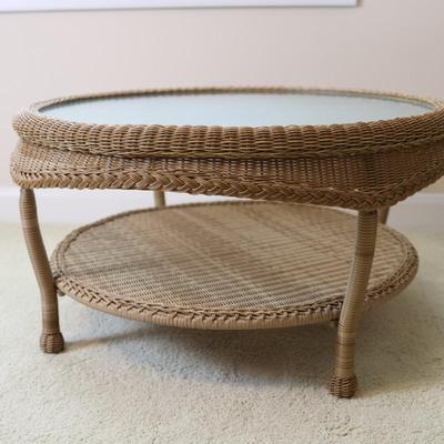 Wicker Coffee Table - Kept Indoors