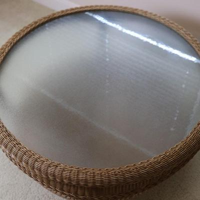 Wicker Coffee Table - Kept Indoors