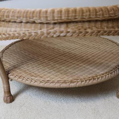 Wicker Coffee Table - Kept Indoors