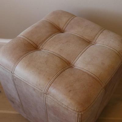 Ottoman with Tufted Button Accents (See Details)