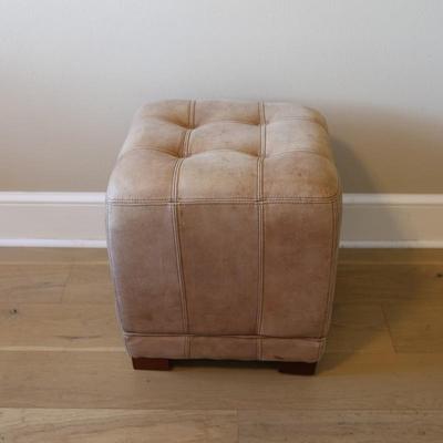 Ottoman with Tufted Button Accents (See Details)