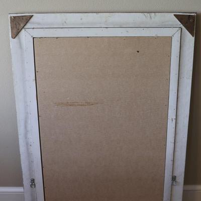 Large Silver Ornate Mirror
