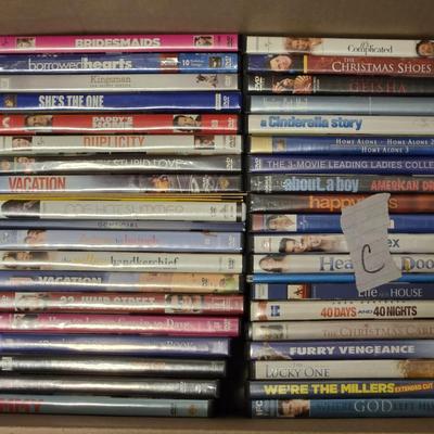 Lot C: DVDs