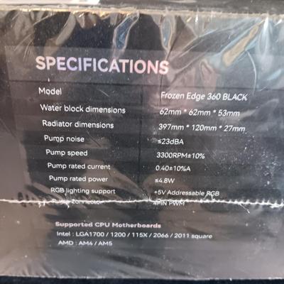 NEW SEALED FROZEN EDGE 360