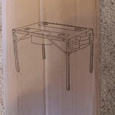 NEW/SEALED FULL SIZE FOLDING CAMPING TABLE