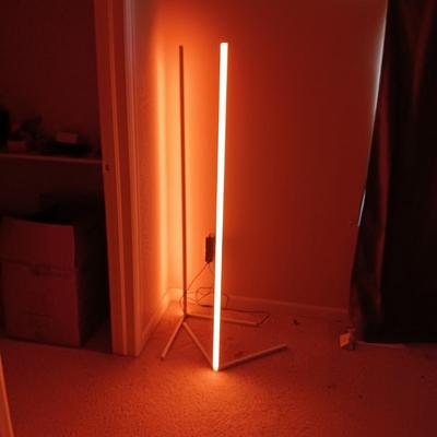 2 FREE STANDING MULTI COLOR LED LIGHT W/REMOTE