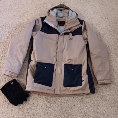 MEN'S OAKLEY HOODED COAT W/ MANY POCKETS XL