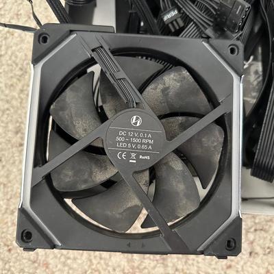 COMPUTER CABLES AND FANS