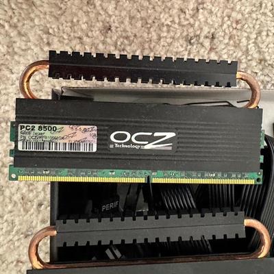 COMPUTER CABLES AND FANS