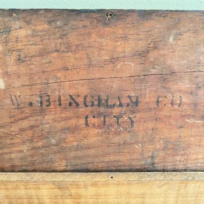Antique Rustic Wood Box