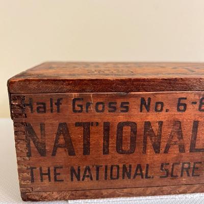 Antique Rustic Wood Box
