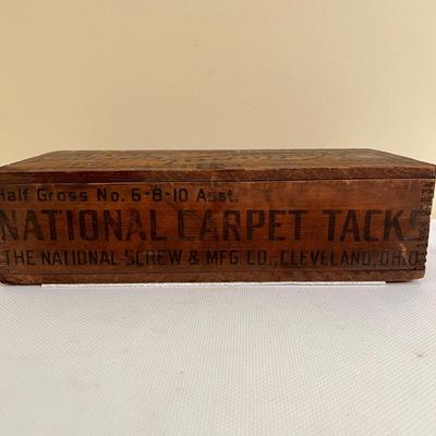 Antique Rustic Wood Box
