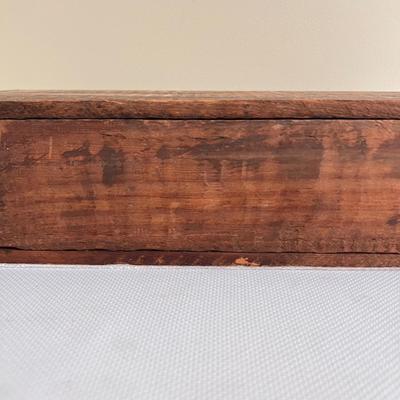 Antique Rustic Wood Box