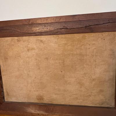 c. 1934 Antique Original Oil Painting Framed on Canvas Signed Luft