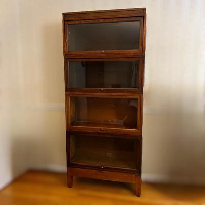 Antique Vintage Four Stack Barrister Bookcase