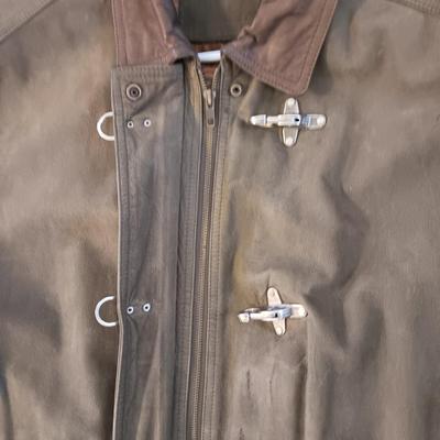UMEN STUDIO MEN'S LEATHER COAT XL